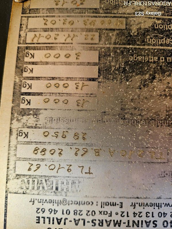 REMORQUE TP THIEVIN MASTER 210-62 DE 2011 - Trailer jungkit: gambar 5 REMORQUE TP THIEVIN MASTER 210-62 DE 2011 - Trailer jungkit: gambar 5