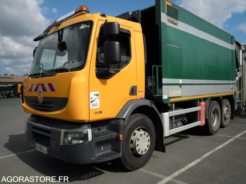 Renault Premium 380 6x2 DXI 11 équipé d'une benne SEMAT OM Série 14000 - Truk sampah: gambar 1 Renault Premium 380 6x2 DXI 11 équipé d'une benne SEMAT OM Série 14000 - Truk sampah: gambar 1