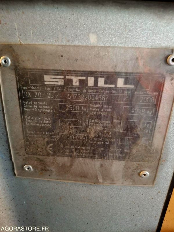STILL | RX70-25 | 2009 | 9 886H - Forklift: gambar 5 STILL | RX70-25 | 2009 | 9 886H - Forklift: gambar 5