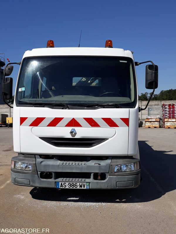 CAMION BI-BENNE + GRUE - PL RENAULT MILDIUM 180 DCI Db - 2003 / 263 610 KM - Truk: gambar 3 CAMION BI-BENNE + GRUE - PL RENAULT MILDIUM 180 DCI Db - 2003 / 263 610 KM - Truk: gambar 3