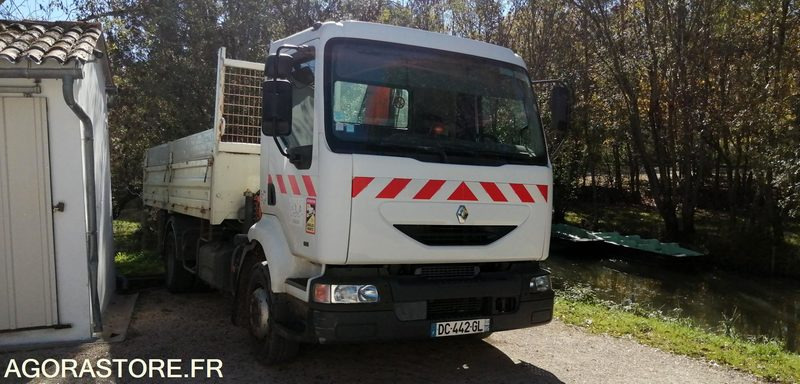 Camion benne avec grue - Renault Midlum 2001 293846kms - Truk: gambar 2 Camion benne avec grue - Renault Midlum 2001 293846kms - Truk: gambar 2