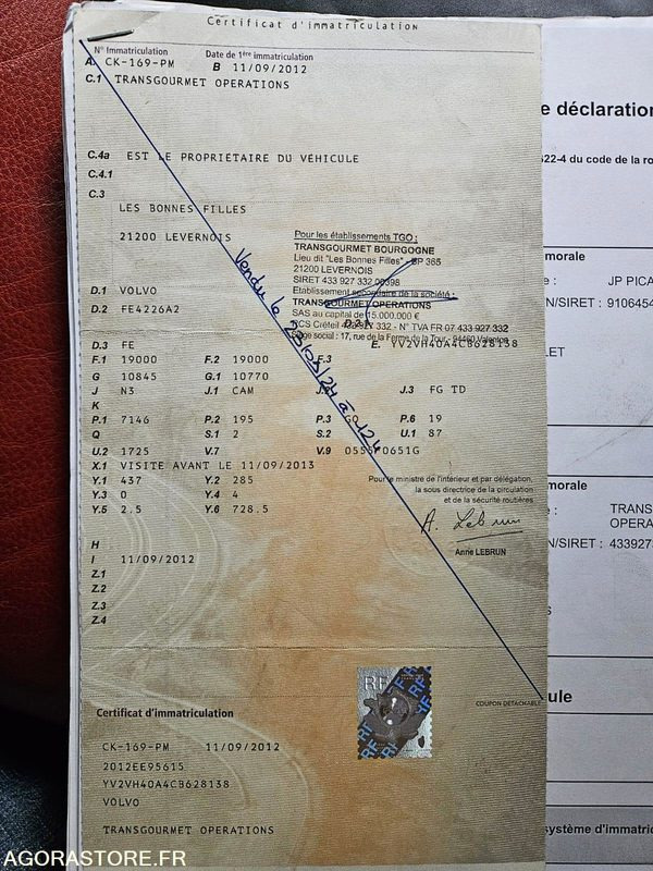 Porteur Volvo frigo - Truk: gambar 3 Porteur Volvo frigo - Truk: gambar 3