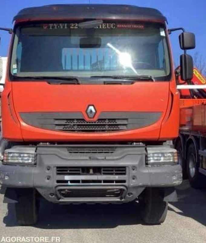 Renault Kerax 430 DXI plateau grue 8X4-2012 - Truk: gambar 3 Renault Kerax 430 DXI plateau grue 8X4-2012 - Truk: gambar 3