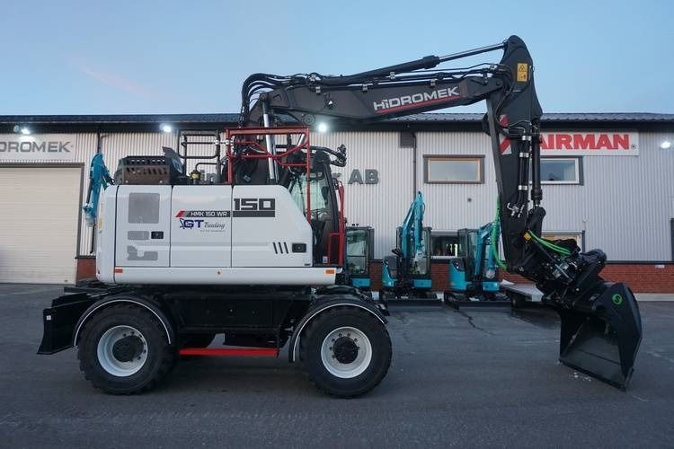 Hidromek HMK 150 WR-5 - Ekskavator roda: gambar 1 Hidromek HMK 150 WR-5 - Ekskavator roda: gambar 1