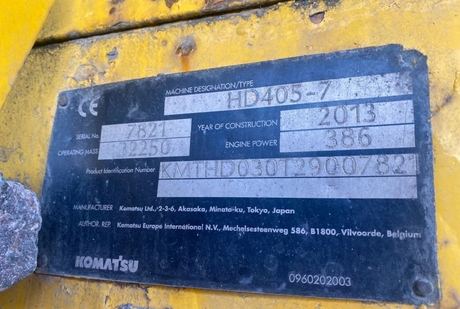 Komatsu DH405-7 - Truk batu/ Dumper iebes: gambar 3 Komatsu DH405-7 - Truk batu/ Dumper iebes: gambar 3