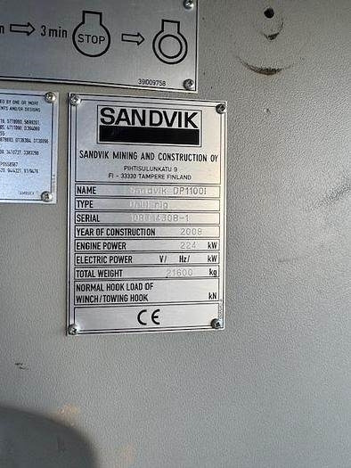 Anjungan pengeboran Sandvik DP 1100: gambar 12