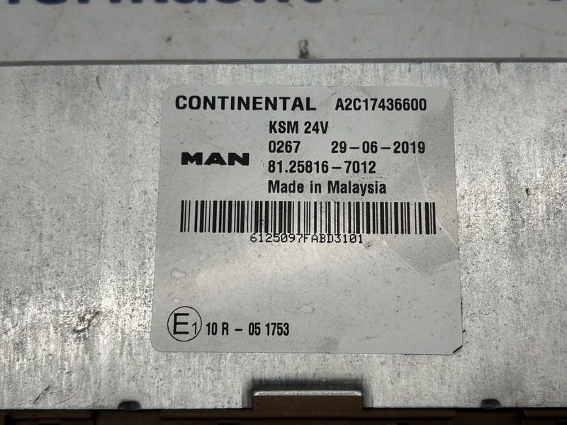 Continental KSM - ECU untuk Truk: gambar 4 Continental KSM - ECU untuk Truk: gambar 4