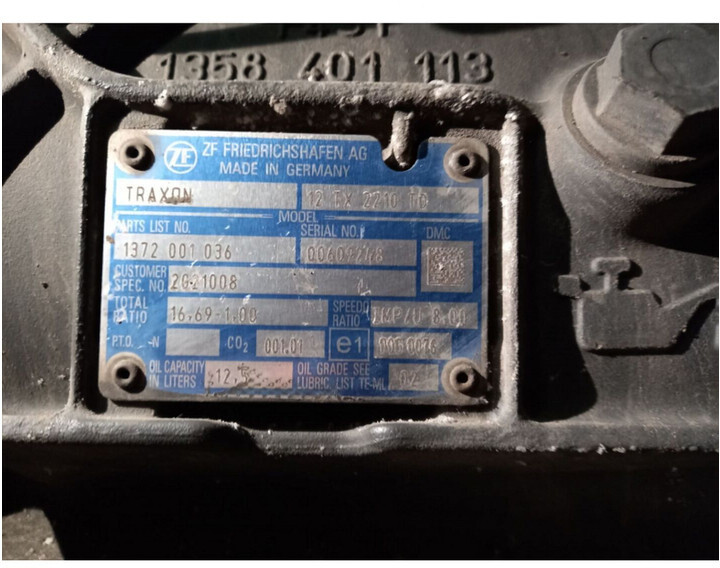 DAF XF 106 EURO 6 - Gearbox untuk Truk: gambar 5 DAF XF 106 EURO 6 - Gearbox untuk Truk: gambar 5