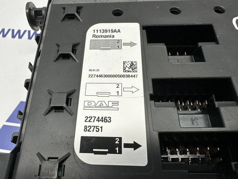 DAF fuse box - Sistem listrik untuk Truk: gambar 3 DAF fuse box - Sistem listrik untuk Truk: gambar 3