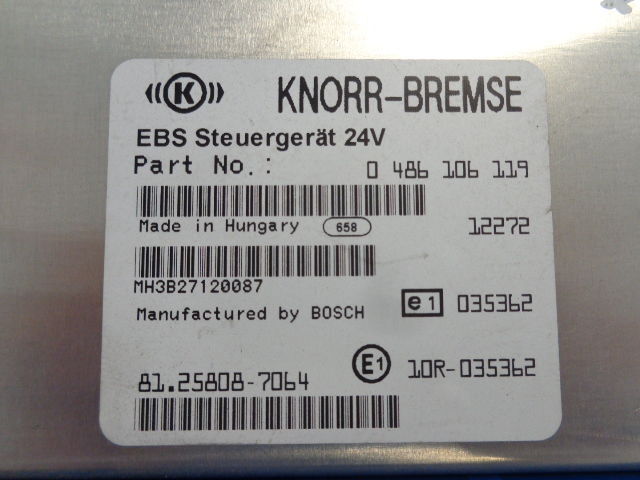 KNORR-BREMSE EBS control unit ( WORLDWIDE DELIVERY ) - ECU untuk Truk: gambar 3 KNORR-BREMSE EBS control unit ( WORLDWIDE DELIVERY ) - ECU untuk Truk: gambar 3