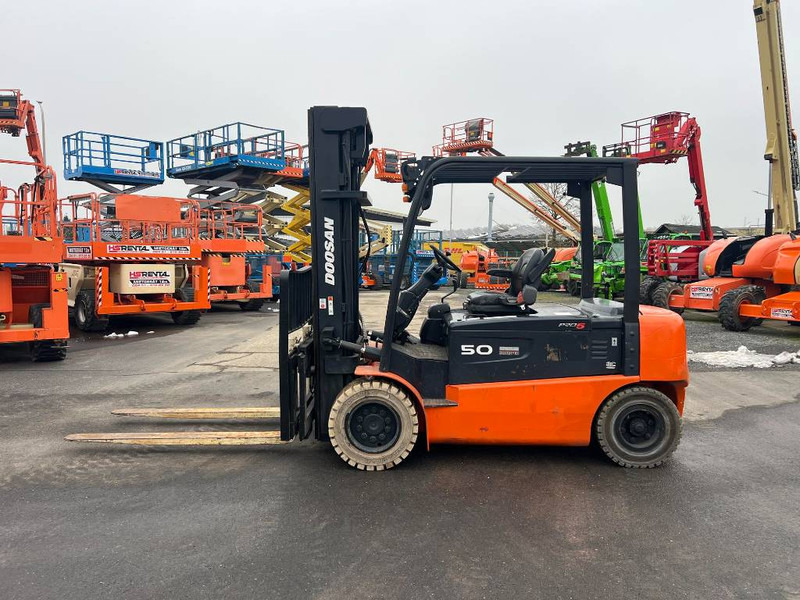 Doosan B50X5 5T 6m Triplex non-marking (1840) - Forklift listrik: gambar 2 Doosan B50X5 5T 6m Triplex non-marking (1840) - Forklift listrik: gambar 2