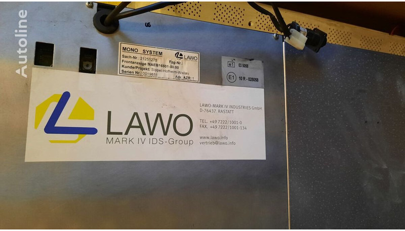 Iveco Mobitec LG2010000-000 Lawo D-76437 .Hanover OL020A.1780556(18568 - Dasbor: gambar 4 Iveco Mobitec LG2010000-000 Lawo D-76437 .Hanover OL020A.1780556(18568 - Dasbor: gambar 4