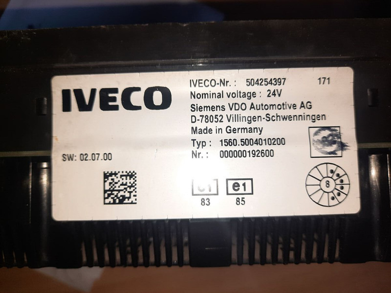 Iveco климат контроль Iveko - Dasbor: gambar 4 Iveco климат контроль Iveko - Dasbor: gambar 4