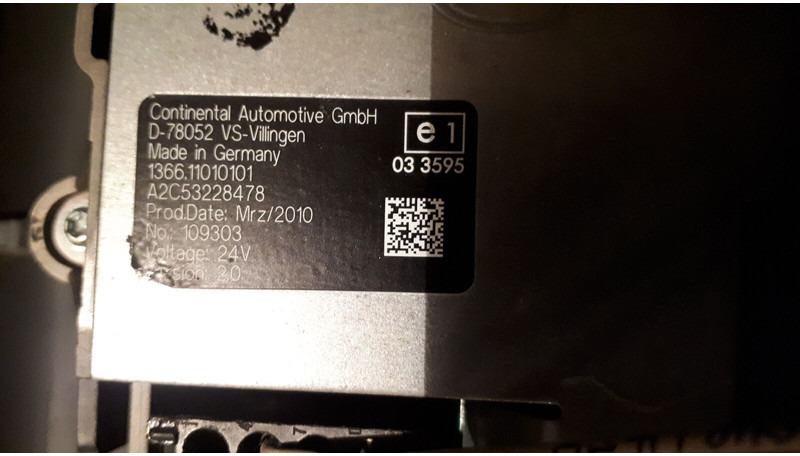 Dasbor Mercedes-Benz D-78052VS: gambar 7