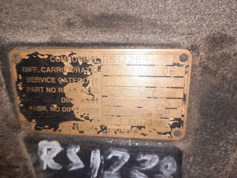 Gigi diferensial Meritor MS17X. RS1228SV. 140 E EV-90: gambar 16