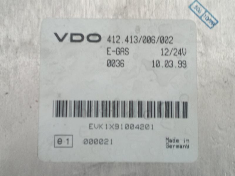 Scania VDO 412.413\006\002 . 412.413/006/005 - ECU: gambar 1 Scania VDO 412.413\006\002 . 412.413/006/005 - ECU: gambar 1