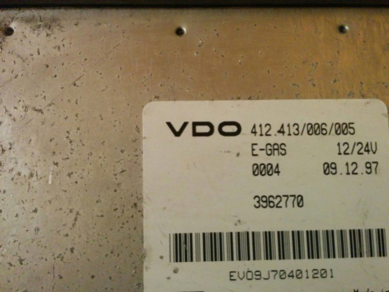 Scania VDO 412.413/006/005 412.413/006/002 - ECU: gambar 4 Scania VDO 412.413/006/005 412.413/006/002 - ECU: gambar 4