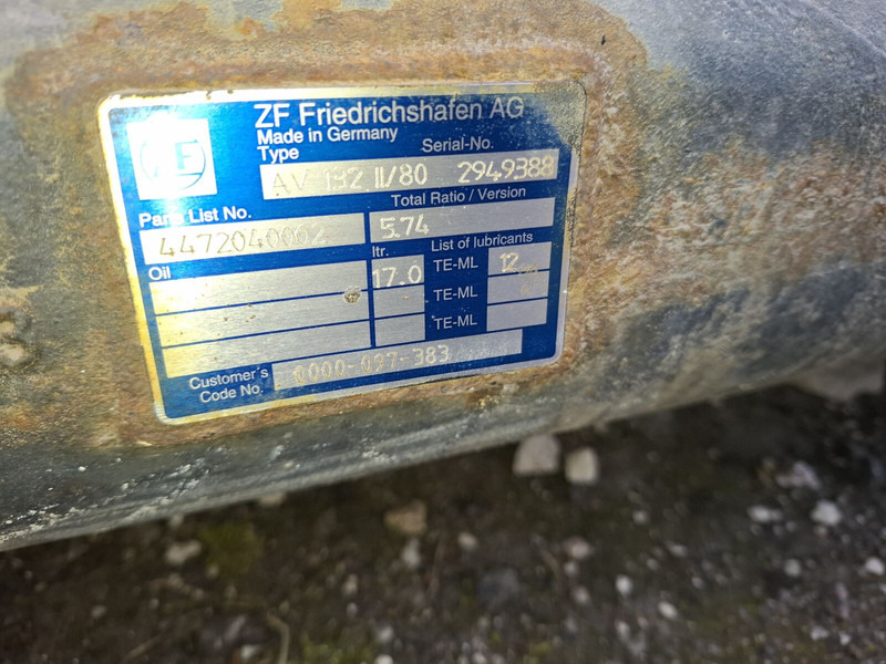 ZF Eaton Неоплан 660.4.22 Мерседес 407. Citara-2.84 DAF-1339G.2.93 - As roda belakang: gambar 5 ZF Eaton Неоплан 660.4.22 Мерседес 407. Citara-2.84 DAF-1339G.2.93 - As roda belakang: gambar 5