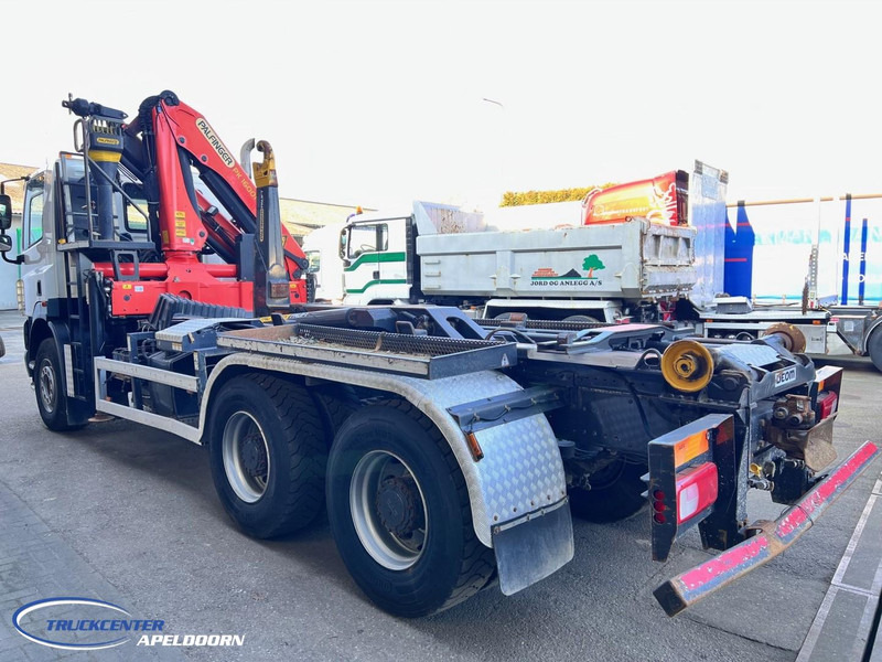DAF CF 85.410 6x4 Bladgeveerd, Palfinger PK16001, Pallift - Hook lift, Truk derek: gambar 4 DAF CF 85.410 6x4 Bladgeveerd, Palfinger PK16001, Pallift - Hook lift, Truk derek: gambar 4