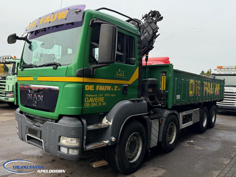 MAN TGS 35.400 8x4 Bladgeveerd, Handgeschakeld, HIAB 166-E4 Hipro - Truk jungkit, Truk derek: gambar 3 MAN TGS 35.400 8x4 Bladgeveerd, Handgeschakeld, HIAB 166-E4 Hipro - Truk jungkit, Truk derek: gambar 3