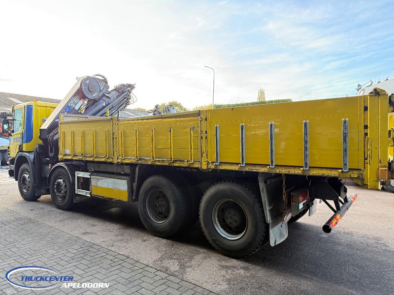 Scania P124-420 8x4 Naafreductie, Bladgeveerd, Handgeschakeld, HIAB 322 E5 - Truk jungkit, Truk derek: gambar 4 Scania P124-420 8x4 Naafreductie, Bladgeveerd, Handgeschakeld, HIAB 322 E5 - Truk jungkit, Truk derek: gambar 4