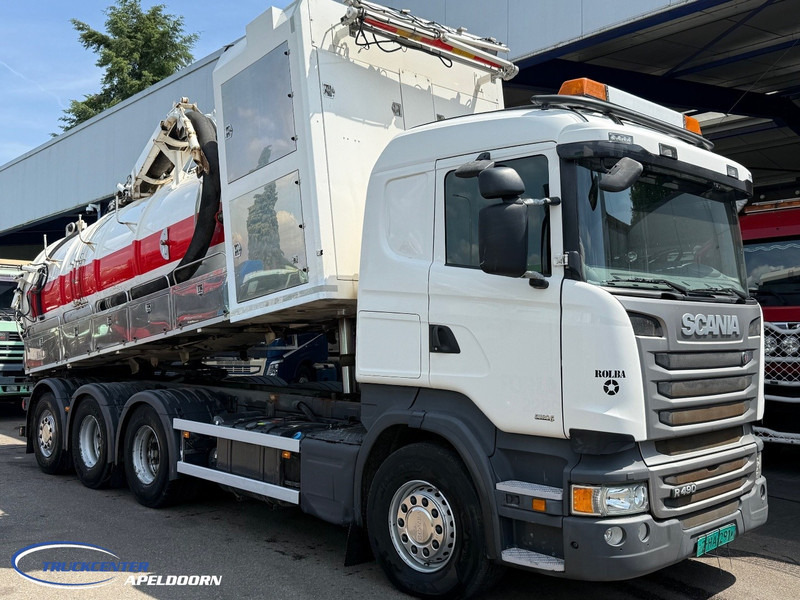 Scania R490 Euro 6, Rolba Inox / Edelstahl, 8x4 - Truk vakum: gambar 1 Scania R490 Euro 6, Rolba Inox / Edelstahl, 8x4 - Truk vakum: gambar 1
