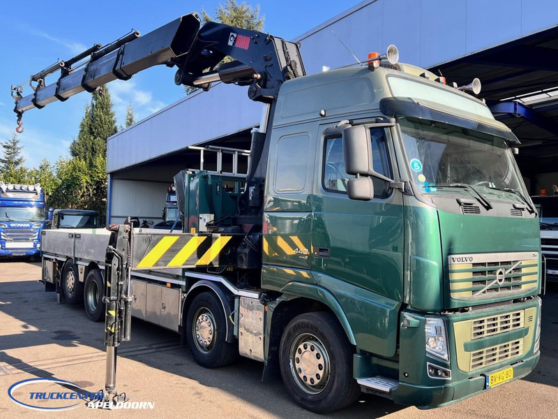 Volvo FH 440 HIAB 800 E4, 8x2 - Truk flatbed, Truk derek: gambar 1 Volvo FH 440 HIAB 800 E4, 8x2 - Truk flatbed, Truk derek: gambar 1