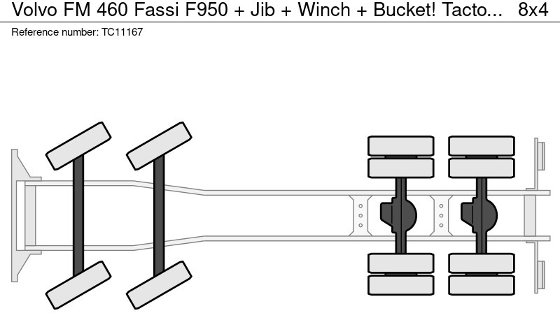 Volvo FM 460 Fassi F950 + Jib + Winch + Bucket! Tactor unit + box - Truk derek: gambar 2 Volvo FM 460 Fassi F950 + Jib + Winch + Bucket! Tactor unit + box - Truk derek: gambar 2