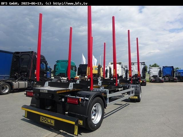 Doll Schemel-Kurzholztransportaufbau A2G-LZ64 neu - Trailer pengangkut kayu: gambar 1 Doll Schemel-Kurzholztransportaufbau A2G-LZ64 neu - Trailer pengangkut kayu: gambar 1