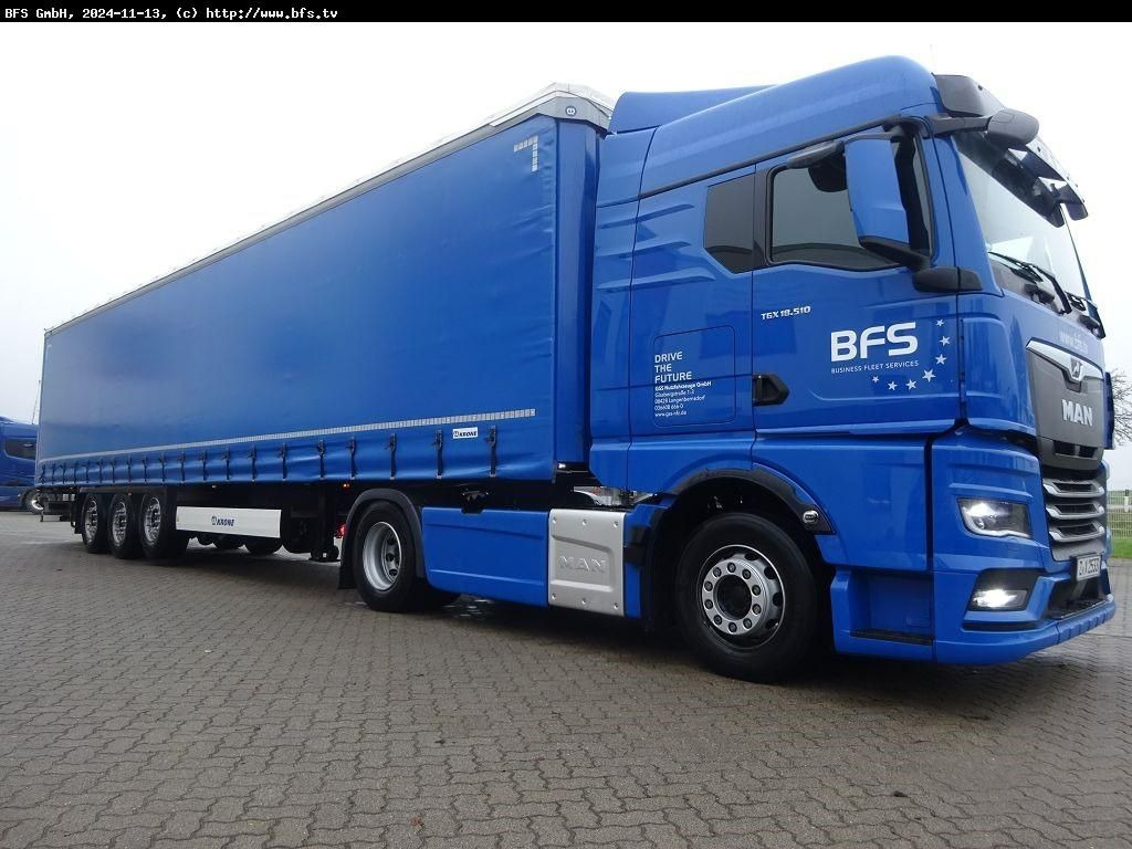 Krone Sattelauflieger SDP 27 eLB50-CS XL Getränke, Cod - Semi-trailer dengan terpal samping: gambar 1 Krone Sattelauflieger SDP 27 eLB50-CS XL Getränke, Cod - Semi-trailer dengan terpal samping: gambar 1
