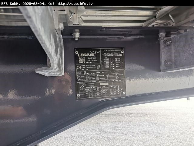 Legras Schubboden FMA SEITENTÜRER, 88 m³ - Semi-trailer dengan lantai berjalan: gambar 2 Legras Schubboden FMA SEITENTÜRER, 88 m³ - Semi-trailer dengan lantai berjalan: gambar 2