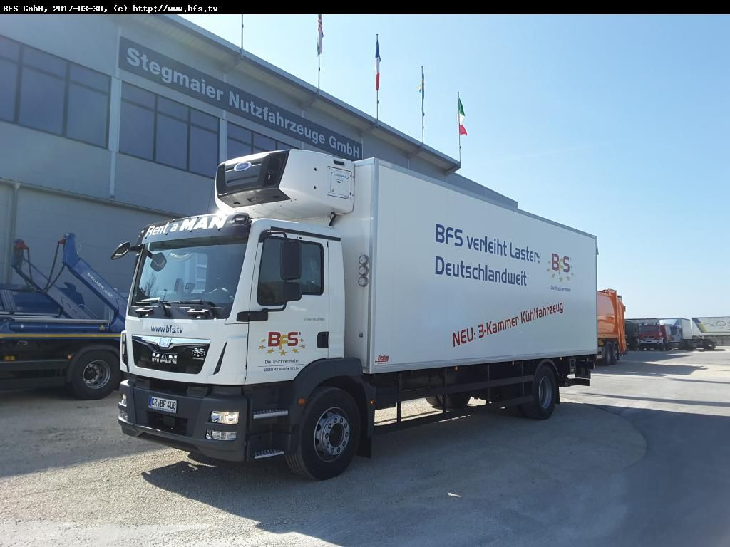 MAN TGM 18.290 4x2 LL Carrier Supra 1250MT, Längs!, MAN TGM 18.290 4x2 LL Carrier Supra 1250MT, Längs!, - Truk berpendingin: gambar 1 MAN TGM 18.290 4x2 LL Carrier Supra 1250MT, Längs!, MAN TGM 18.290 4x2 LL Carrier Supra 1250MT, Längs!, - Truk berpendingin: gambar 1