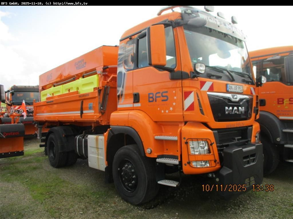 MAN TGS 18.400 4x4 BL Winterdienst, Kipper - Truk jungkit: gambar 1 MAN TGS 18.400 4x4 BL Winterdienst, Kipper - Truk jungkit: gambar 1