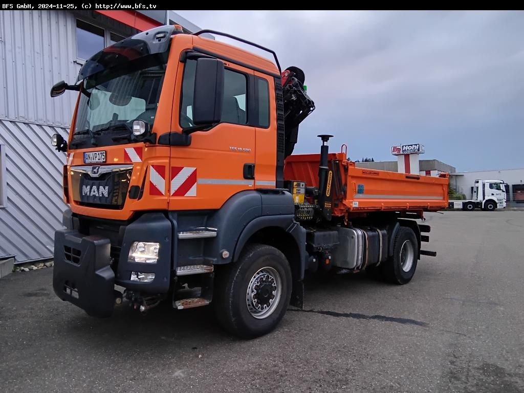 MAN TGS 18.500 4x4 BL Palfinger, WiDi, Hydrodrive - Truk jungkit: gambar 1 MAN TGS 18.500 4x4 BL Palfinger, WiDi, Hydrodrive - Truk jungkit: gambar 1