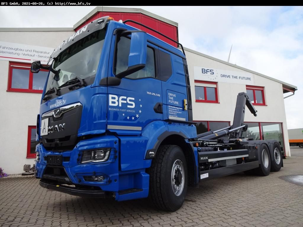 MAN TGS (TG3) 26.510 6x4H-4 BL CH Meiller, Hydrodriv - Hook lift: gambar 1 MAN TGS (TG3) 26.510 6x4H-4 BL CH Meiller, Hydrodriv - Hook lift: gambar 1