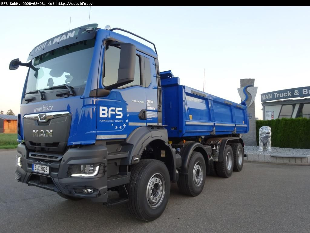 MAN TGS (TG3) 35.520 8x4 BB CH Bordmatik links, 3-Se - Truk jungkit: gambar 1 MAN TGS (TG3) 35.520 8x4 BB CH Bordmatik links, 3-Se - Truk jungkit: gambar 1
