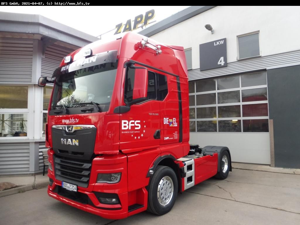 MAN TGX (TG3) 18.580 4x2 BL SA Kipphydraulik GX - Tractor head: gambar 1 MAN TGX (TG3) 18.580 4x2 BL SA Kipphydraulik GX - Tractor head: gambar 1