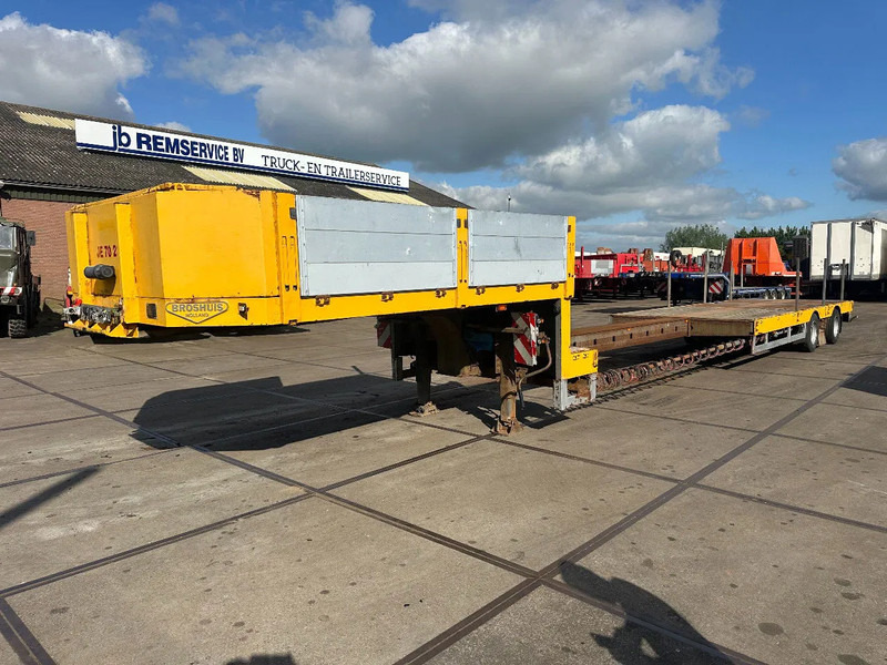 Broshuis 21N58A, 2 AXLE LAST AXLE STEERING, EXTENDABLE - Semi-trailer low bed: gambar 1 Broshuis 21N58A, 2 AXLE LAST AXLE STEERING, EXTENDABLE - Semi-trailer low bed: gambar 1