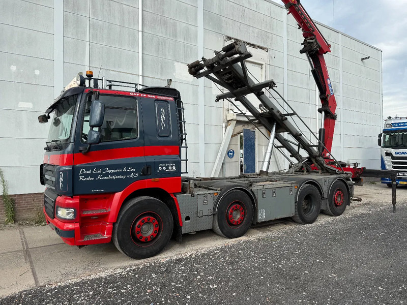 Truk pembawa sistem kabel, Truk derek DAF CF 85.460 8X2 + YEAR 2016 HMF CRANE 2620-K4 + FLYJIB + WINCH + REMOTE: gambar 18