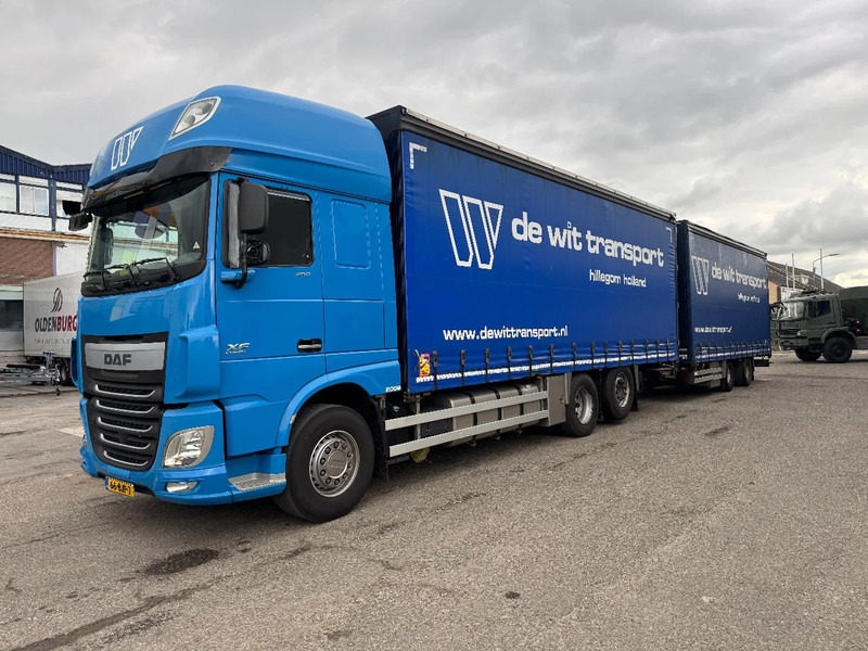 DAF XF 460 6X2 EURO 6 + HERTOGHS HANGER - Truk dengan terpal samping: gambar 1 DAF XF 460 6X2 EURO 6 + HERTOGHS HANGER - Truk dengan terpal samping: gambar 1