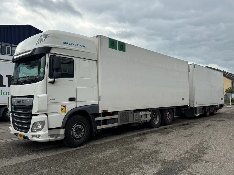 DAF XF 480 6X2 + 2 AXLE HANGER + TRS COOLING + DHOLLANDIA LIFT (2x) - Truk berpendingin: gambar 1 DAF XF 480 6X2 + 2 AXLE HANGER + TRS COOLING + DHOLLANDIA LIFT (2x) - Truk berpendingin: gambar 1