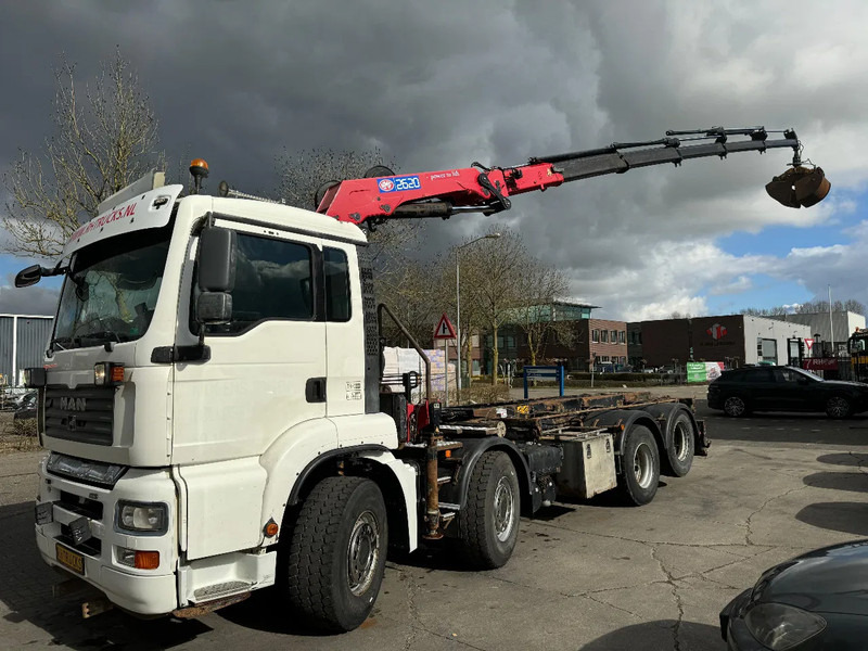 MAN TGA 35.440 8X2 - EURO 4 + HMF 2620K-RC 2018! + REMOTE + HYDRAUTO CABLE LIFT + LIFTING AXLE - Truk pembawa sistem kabel, Truk derek: gambar 1 MAN TGA 35.440 8X2 - EURO 4 + HMF 2620K-RC 2018! + REMOTE + HYDRAUTO CABLE LIFT + LIFTING AXLE - Truk pembawa sistem kabel, Truk derek: gambar 1