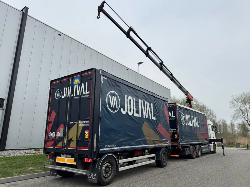 MAN TGX 26.480 6X2 - EURO 6 + PALFINGER PK20002 + REMOTE + LECITRAILER HANGER - Truk dengan terpal samping, Truk derek: gambar 2 MAN TGX 26.480 6X2 - EURO 6 + PALFINGER PK20002 + REMOTE + LECITRAILER HANGER - Truk dengan terpal samping, Truk derek: gambar 2