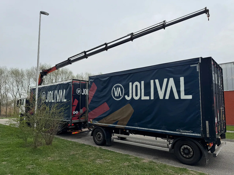 MAN TGX 26.480 6X2 - EURO 6 + PALFINGER PK20002 + REMOTE + LECITRAILER HANGER - Truk dengan terpal samping, Truk derek: gambar 3 MAN TGX 26.480 6X2 - EURO 6 + PALFINGER PK20002 + REMOTE + LECITRAILER HANGER - Truk dengan terpal samping, Truk derek: gambar 3