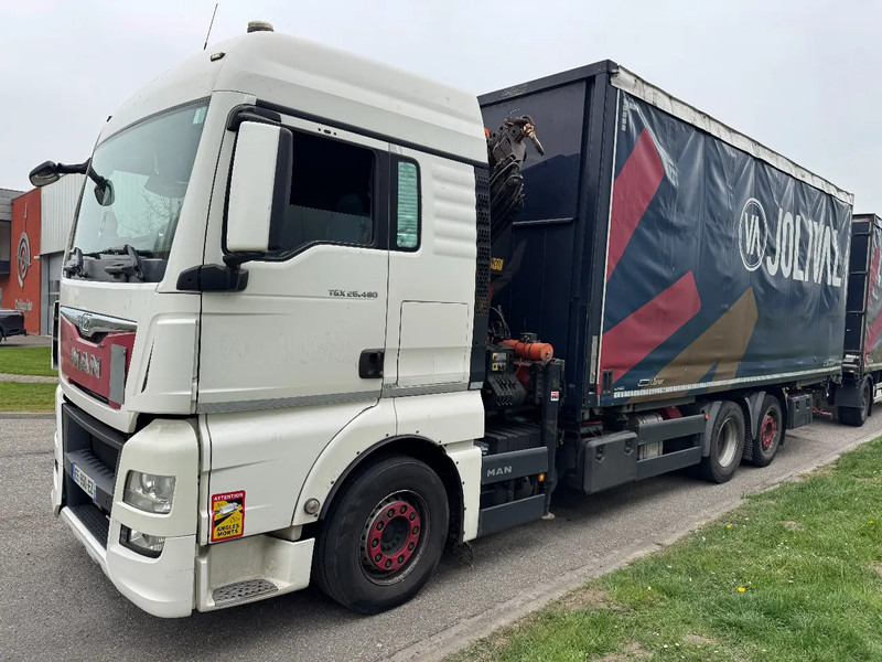 MAN TGX 26.480 6X2 - EURO 6 + PALFINGER PK20002 + REMOTE + LIFTING AXLE - Truk derek: gambar 4 MAN TGX 26.480 6X2 - EURO 6 + PALFINGER PK20002 + REMOTE + LIFTING AXLE - Truk derek: gambar 4