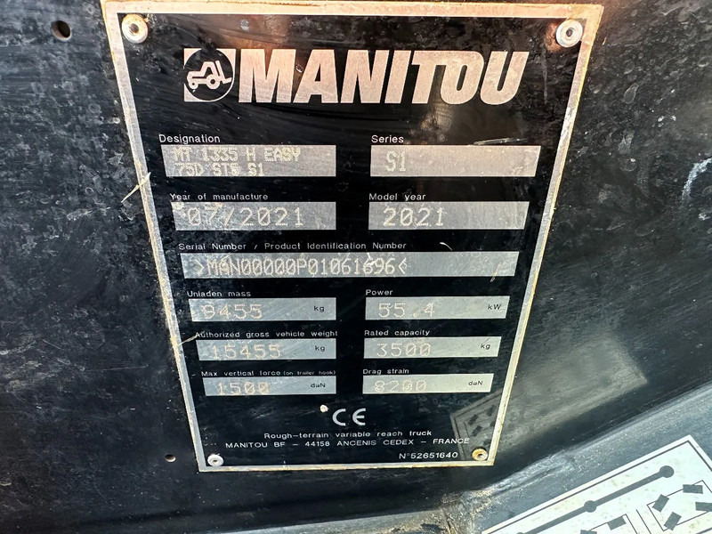 Manitou MT1335h EASY 75D, AUXILIARY HYDRAULIC PLUMBING, - Telehandler: gambar 4 Manitou MT1335h EASY 75D, AUXILIARY HYDRAULIC PLUMBING, - Telehandler: gambar 4