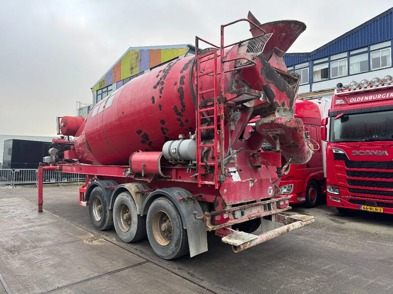 Semi-trailer mixer beton Müller-Mitteltal SF 37,5 BM LIEBHERR MIXER 3X BPW AXLE WATER TANK DEUT MOTOR: gambar 7