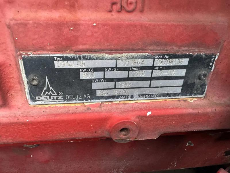 Semi-trailer mixer beton Müller-Mitteltal SF 37,5 BM LIEBHERR MIXER 3X BPW AXLE WATER TANK DEUT MOTOR: gambar 16