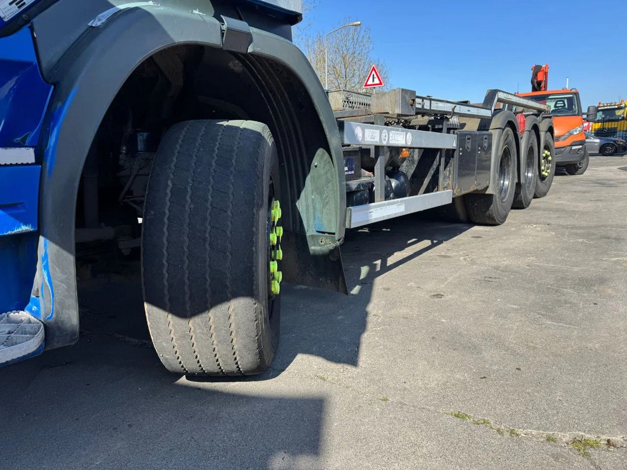 Hook lift Scania P360 8X4 - EURO 5 + VDL 25T HOOK + TÜV 08-2025: gambar 8