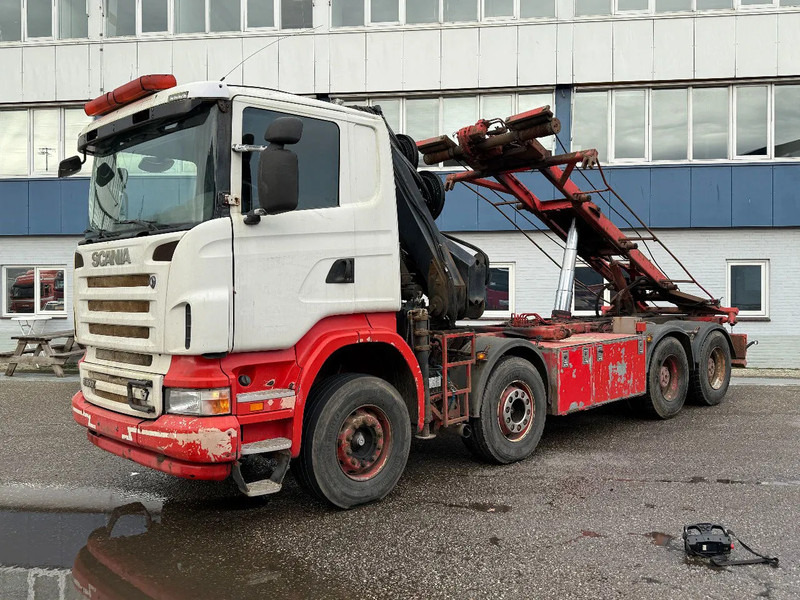 Scania R500 V8 8X4 + HIAB 220-5 + REMOTE + CABLELIFT - FULL STEEL SUSP. MANUAL GEAR. BIG AXLES - Truk derek: gambar 4 Scania R500 V8 8X4 + HIAB 220-5 + REMOTE + CABLELIFT - FULL STEEL SUSP. MANUAL GEAR. BIG AXLES - Truk derek: gambar 4